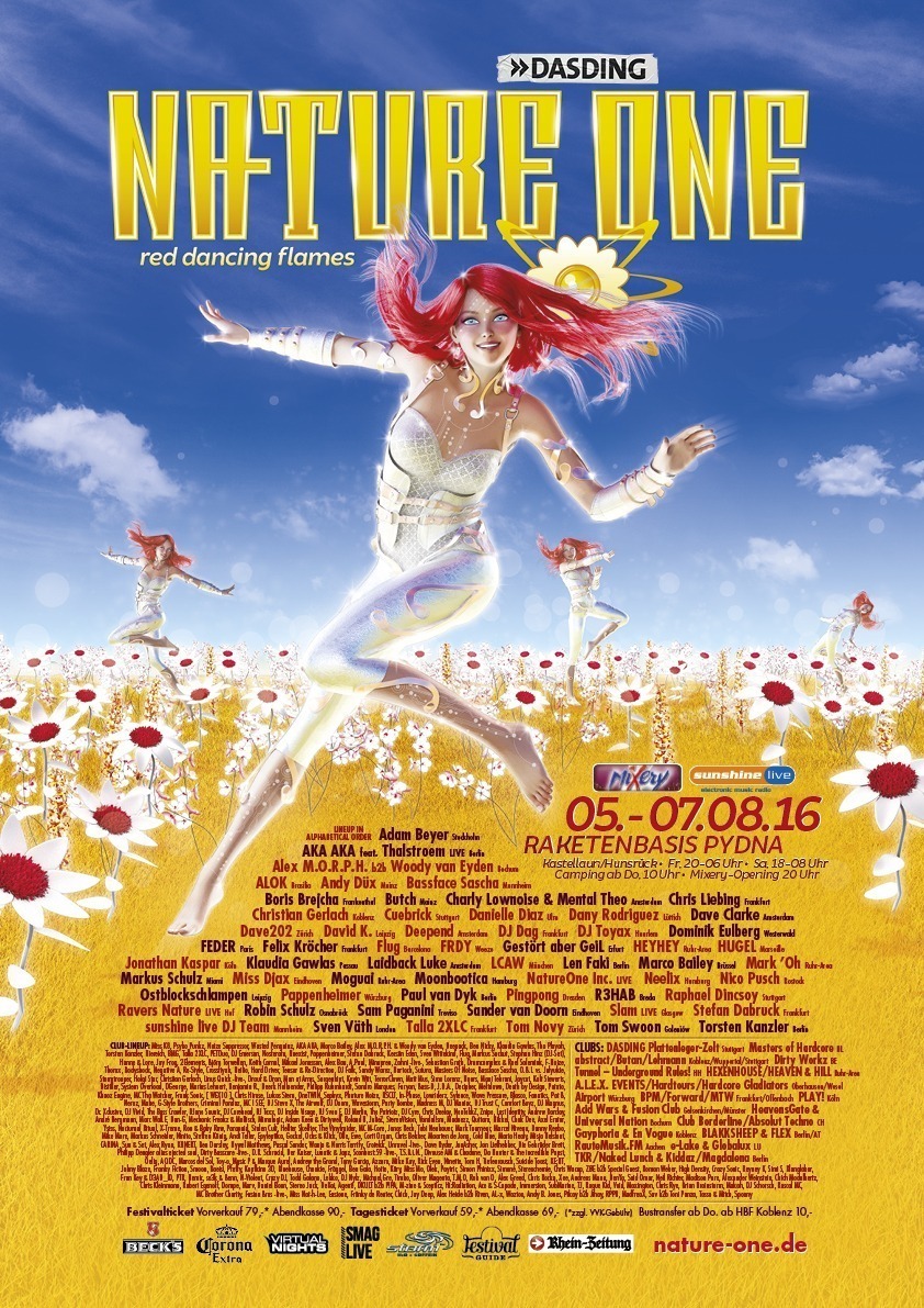 +++ NATURE ONE „red dancing flames“ +++