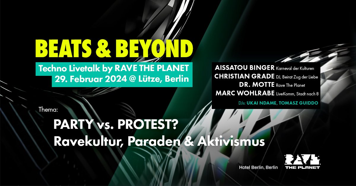 PARTY vs. PROTEST? Ravekultur, Paraden & Aktivismus
