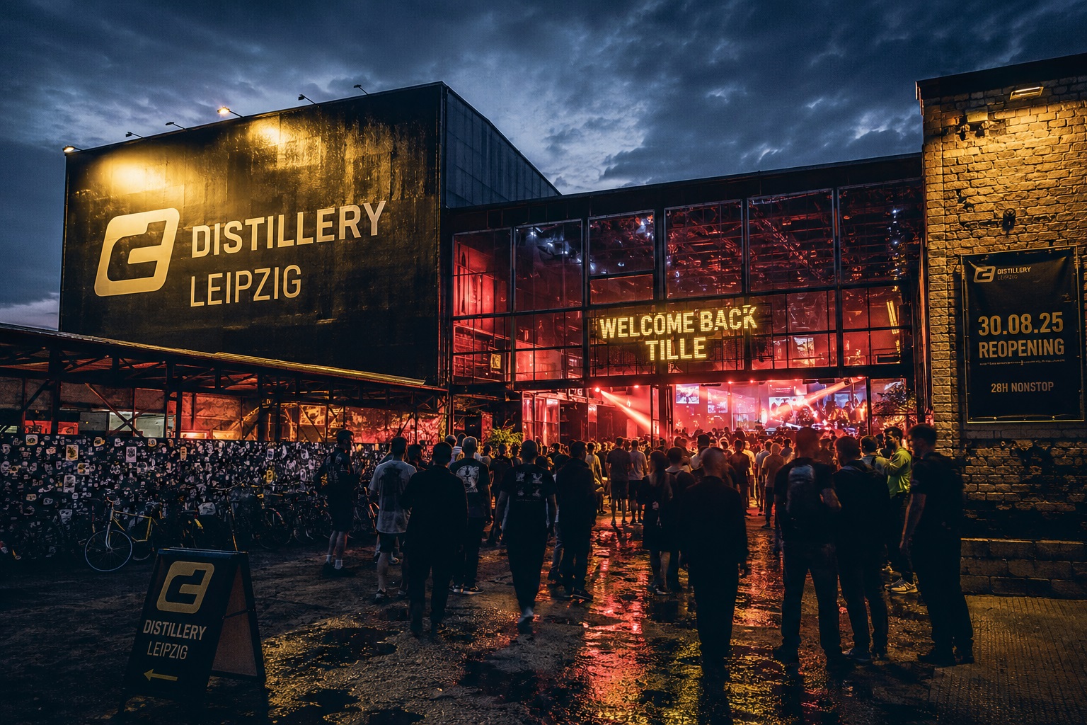 Willkommen zurück, Tille: Das Reopening der Distillery Leipzig.
