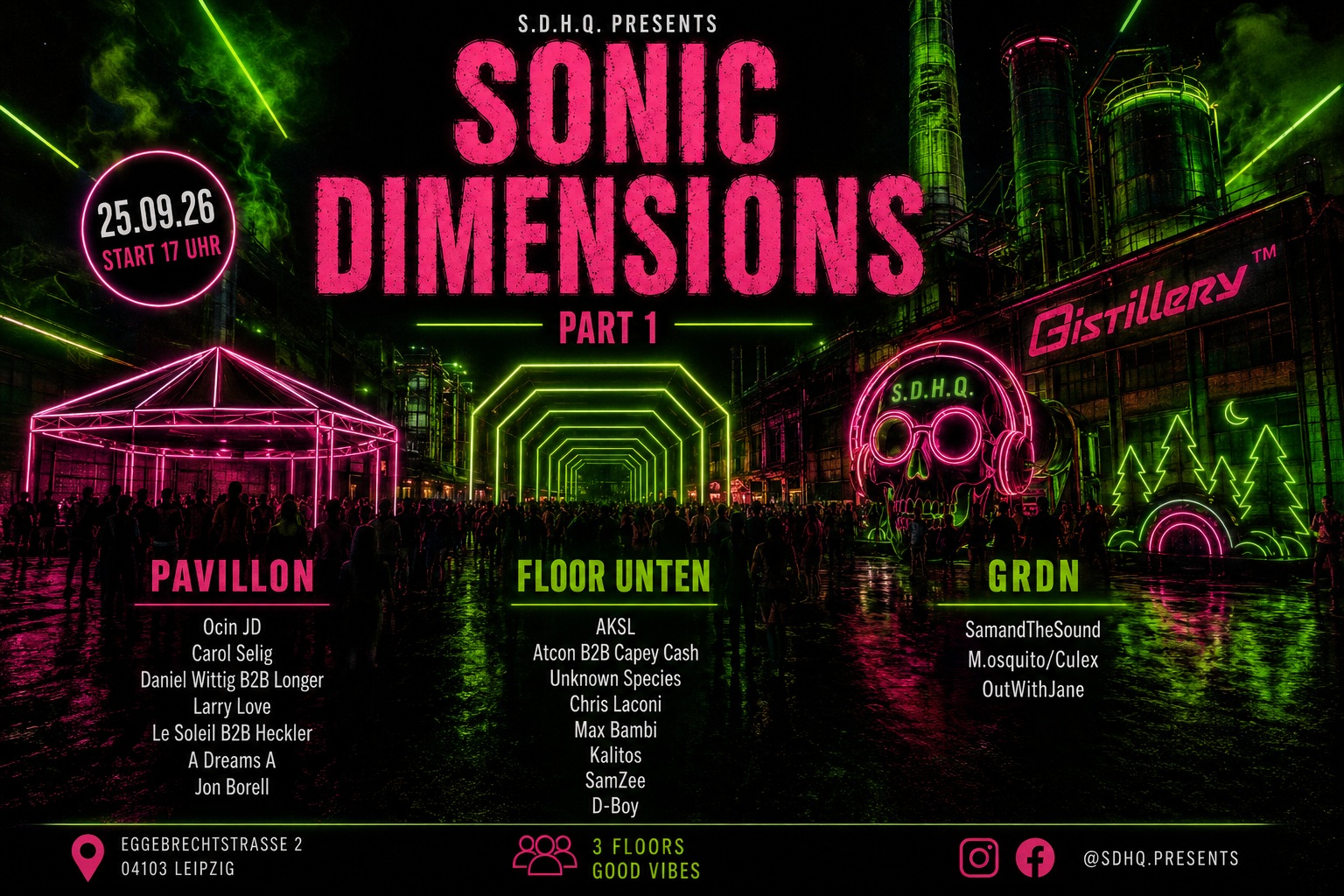 Sonic Dimensions. Alte Drähte, neue Frequenzen und drei Floors Distillery